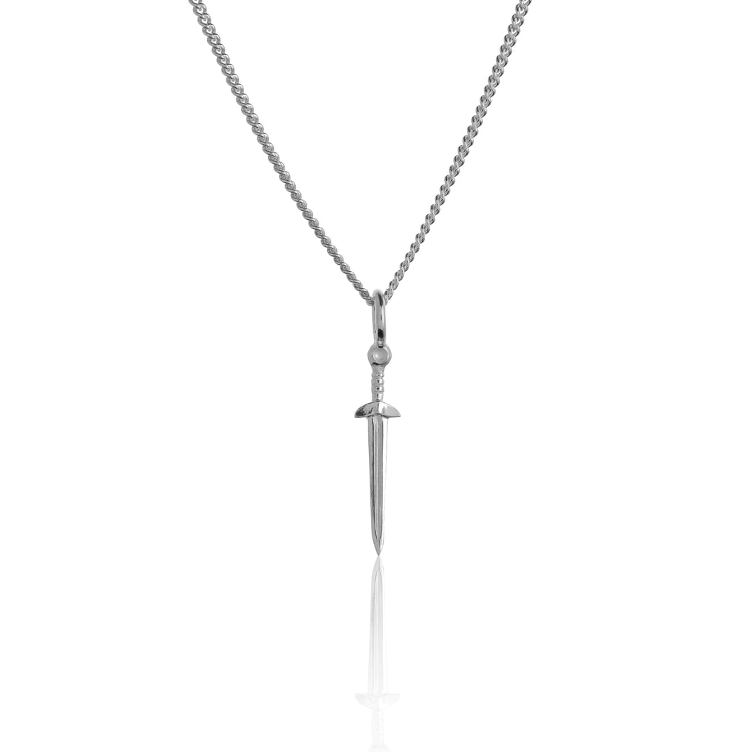 Sword of Doom Pendant - Sterling Silver